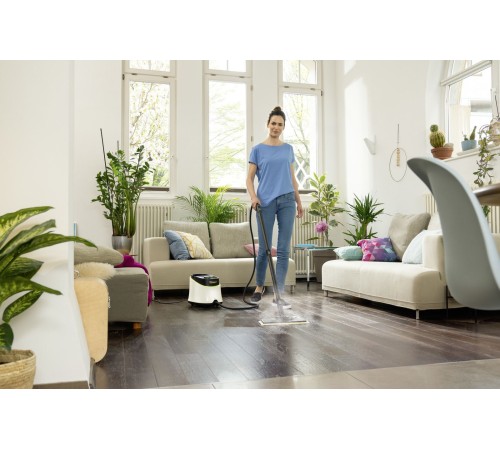 Пароочиститель напольный Karcher EasyFix SC 3 Deluxe 1900Вт белый