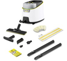 Пароочиститель напольный Karcher EasyFix SC 4 Deluxe Iron 2200Вт белый