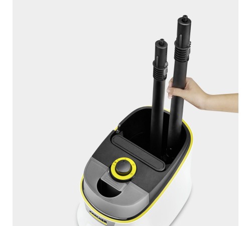 Пароочиститель напольный Karcher EasyFix SC 4 Deluxe Iron 2200Вт белый
