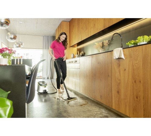 Пароочиститель напольный Karcher EasyFix SC 4 Deluxe Iron 2200Вт белый