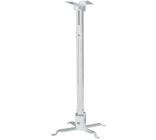 Кронштейн для проектора Buro PR04-100W белый макс.20кг потолочный поворот и наклон