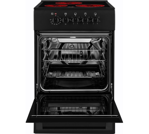 Плита Электрическая Weissgauff WES E2V05 B черный стеклокерамика (без крышки)