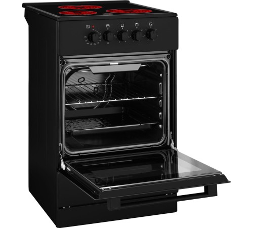 Плита Электрическая Weissgauff WES E2V05 B черный стеклокерамика (без крышки)