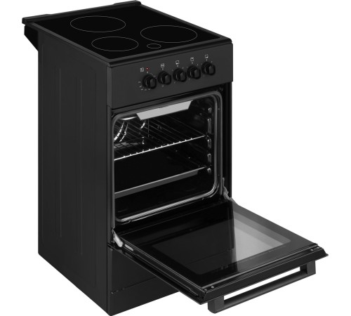 Плита Электрическая Weissgauff WES E2V05 B черный стеклокерамика (без крышки)