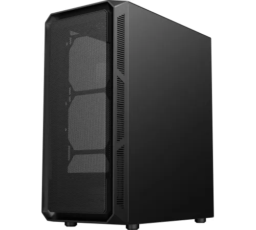 Корпус Оклик OCC-MD301 черный без БП ATX 6x120mm 2xUSB2.0 1xUSB3.0 audio bott PSU