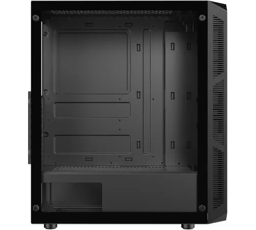 Корпус Оклик OCC-MD301 черный без БП ATX 6x120mm 2xUSB2.0 1xUSB3.0 audio bott PSU