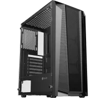 Корпус Оклик OCC-MD302 черный без БП ATX 6x120mm 2xUSB2.0 1xUSB3.0 audio bott PSU