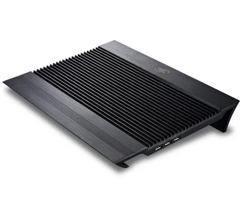 Подставка для ноутбука Deepcool N8 Black 380x278x55мм 3xUSB 2x 140ммFAN 1244г алюминий черный Подставка для ноутбука Deepcool N8 Black 380x278x55мм 3xUSB 2x 140ммFAN 1244г алюминий черный