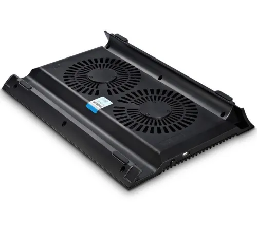 Подставка для ноутбука Deepcool N8 Black 380x278x55мм 3xUSB 2x 140ммFAN 1244г алюминий черный Подставка для ноутбука Deepcool N8 Black 380x278x55мм 3xUSB 2x 140ммFAN 1244г алюминий черный