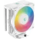 Кулер для процессора DEEPCOOL AG400 DIGITAL WH ARGB LGA1700/1200/115X/AM5/AM4 (9шт/кор, TDP 220W, PWM, ARGB Fan 120mm, 4 тепл. трубки, белый) RET (AG400 DIGITAL WH ARGB)