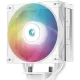 Кулер для процессора DEEPCOOL AG400 DIGITAL WH ARGB LGA1700/1200/115X/AM5/AM4 (9шт/кор, TDP 220W, PWM, ARGB Fan 120mm, 4 тепл. трубки, белый) RET (AG400 DIGITAL WH ARGB)