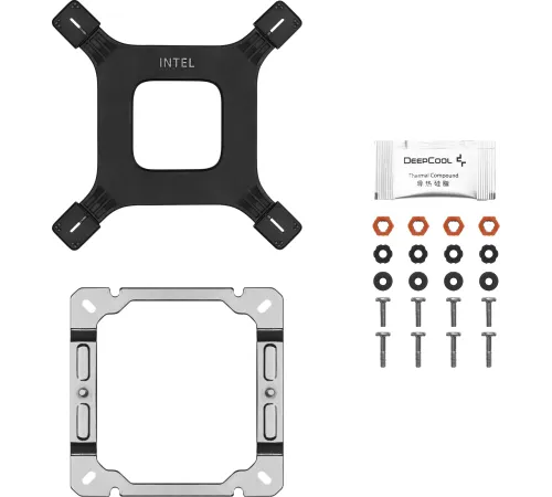 Кулер для процессора DEEPCOOL AG400 DIGITAL WH ARGB LGA1700/1200/115X/AM5/AM4 (9шт/кор, TDP 220W, PWM, ARGB Fan 120mm, 4 тепл. трубки, белый) RET (AG400 DIGITAL WH ARGB) Кулер для процессора DEEPCOOL AG400 DIGITAL WH ARGB LGA1700/1200/115X/AM5/AM4 (9шт/кор, TDP 220W, PWM, ARGB Fan 120mm, 4 тепл. трубки, белый) RET (AG400 DIGITAL WH ARGB)