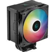 Кулер для процессора DEEPCOOL AG500 DIGITAL ARGB LGA1700/1200/115X/AM5/AM4 (9шт/кор, TDP 240W, PWM, ARGB Fan 120mm, 5 тепл. трубок) RET (AG500 DIGITAL ARGB)