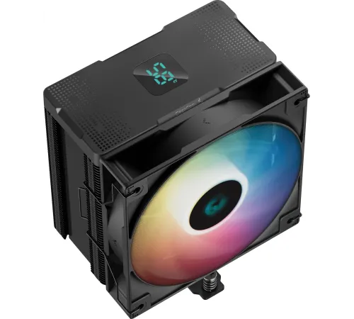 Кулер для процессора DEEPCOOL AG500 DIGITAL ARGB LGA1700/1200/115X/AM5/AM4 (9шт/кор, TDP 240W, PWM, ARGB Fan 120mm, 5 тепл. трубок) RET (AG500 DIGITAL ARGB) Кулер для процессора DEEPCOOL AG500 DIGITAL ARGB LGA1700/1200/115X/AM5/AM4 (9шт/кор, TDP 240W, PWM, ARGB Fan 120mm, 5 тепл. трубок) RET (AG500 DIGITAL ARGB)