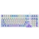Клавиатура Acer OKW304 механическая белый USB for gamer LED (ZL.KBDCC.01V)