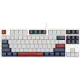 Клавиатура Acer OKW305 механическая белый USB for gamer LED (ZL.KBDCC.01W)