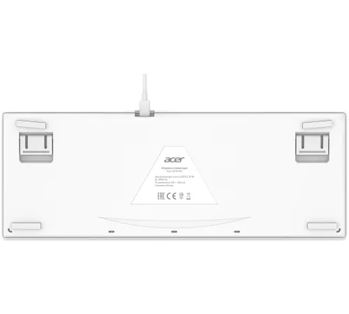 Клавиатура Acer OKW305 механическая белый USB for gamer LED (ZL.KBDCC.01W) Клавиатура Acer OKW305 механическая белый USB for gamer LED (ZL.KBDCC.01W)