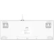 Клавиатура Acer OKW305 механическая белый USB for gamer LED (ZL.KBDCC.01W)