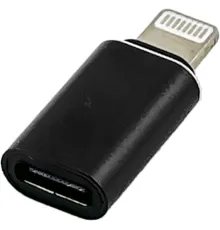 Переходник Buro BU-LIGHT-TYPEC(F) Lightning (m)-USB Type-C (F) черный