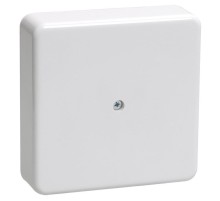 Iek UKO10-075-075-020-K01 Коробка КМ41212-01 распаячная для о/п 75х75х20 мм белая (6 клемм 6мм2)