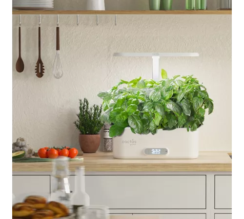 Кашпо Cactus GARDEN 4.7л белый (CS-SMARTPOT-11)