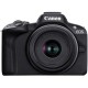 Фотоаппарат Canon EOS R50 черный 24.2Mpix 2.95" 4K WiFi RF-S 18-45mm IS STM LP-E6NH