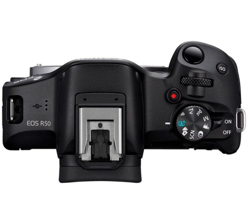 Фотоаппарат Canon EOS R50 черный 24.2Mpix 2.95" 4K WiFi RF-S 18-45mm IS STM LP-E6NH Фотоаппарат Canon EOS R50 черный 24.2Mpix 2.95" 4K WiFi RF-S 18-45mm IS STM LP-E6NH