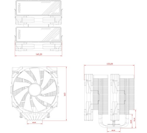 Устройство охлаждения(кулер) ID-Cooling Frozn A720 Soc-AM5/AM4/1151/1200/2066/1700 4-pin Al+Cu 300W 1300gr Ret Устройство охлаждения(кулер) ID-Cooling Frozn A720 Soc-AM5/AM4/1151/1200/2066/1700 4-pin Al+Cu 300W 1300gr Ret