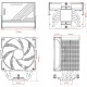 Устройство охлаждения(кулер) ID-Cooling FROZN A610 ARGB Soc-AM5/AM4/1151/1200/2066/1700 4-pin Al+Cu 250W 940gr LED Ret