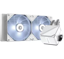 Система водяного охлаждения ID-Cooling Dashflow 240 Basic White 1150/1155/S1156/1151/1200/1700, AM4/AM5