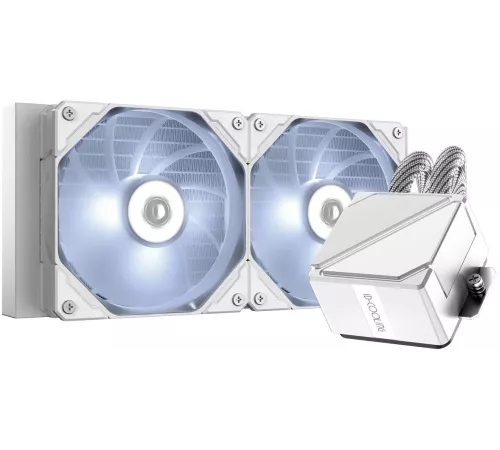 Система водяного охлаждения ID-Cooling Dashflow 240 Basic White 1150/1155/S1156/1151/1200/1700, AM4/AM5