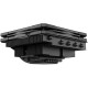 Кулер ID-COOLING IS-55 ARGB LGA1700/1200/115X/AM5/AM4 низкопрофильный высота 55mm (27шт/кор, TDP 125W, PWM, 5 тепл.трубок + медная база, ARGB FAN 120mm, черный) BOX