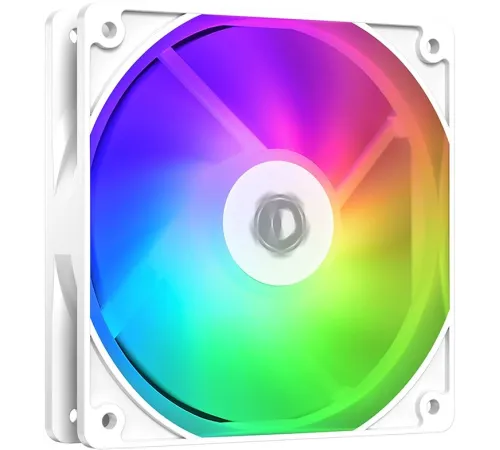 Вентилятор для корпуса ID-COOLING 120x120mm 4pin PWM white (XF-120-ARGB-W) Вентилятор для корпуса ID-COOLING 120x120mm 4pin PWM white (XF-120-ARGB-W)