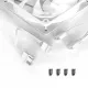 Вентилятор для корпуса ID-COOLING 120x120mm 4pin PWM white (XF-120-ARGB-W)