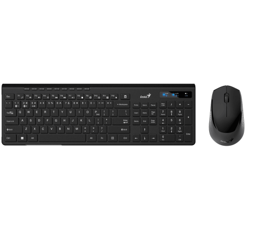 Комплект кл-ра+мышь беспроводн. Genius Smart KM-8230 black USB (31340015408) Комплект кл-ра+мышь беспроводн. Genius Smart KM-8230 black USB (31340015408)