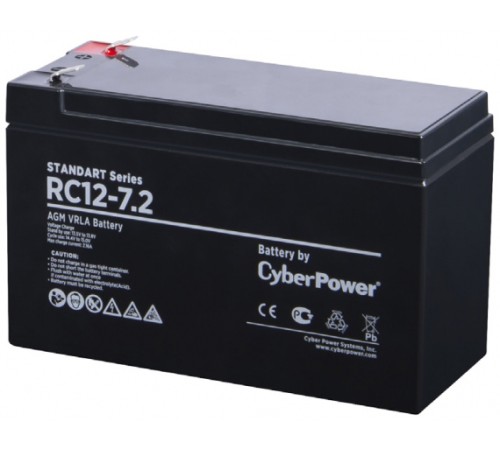 Аккумулятор CyberPower 12V7.2Ah CyberPower RC12-7.2 (RC 12-7.2) Аккумулятор CyberPower 12V7.2Ah CyberPower RC12-7.2 (RC 12-7.2)