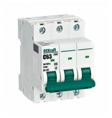 Выключатель автоматический модульный 3п C 63А ВА103 DEKraft 12311DEK