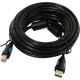 Кабель Vention USB 2.0 AM/BM  - 8м. Черный Кабель Vention USB 2.0 AM/BM - 8 м (VAS-A16-B800)