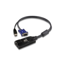 Модуль удлинителя, SVGA+KBD+MOUSE USB,  40 метр., для подкл. комп. к перекл. KH15xxA/KH15xxAi/KL15xxA/KH25xxA, макс.разреш. 1600х1200, RJ45+HD-DB15+USB A-тип, Female+2xMale, без Б.П., (DDC2B)/ATEN ATEN KA7570