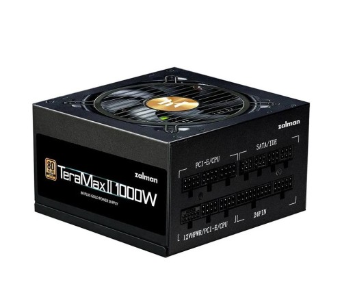 Блок питания Zalman ZM1000-TMX2, 1000W, ATX12V v2.52, APFC, 12cm Fan, 80+ Gold Gen5, Full Modular, Retail (ZM1000-TMX2)