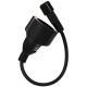 VCOM CE002-CU0.75-0.15M Кабель-переходник UPS->розетка VCOM (IE-320 C14 to Socket Type-F) 3Gx0,75mm VDE <CE002> [04895182274068]