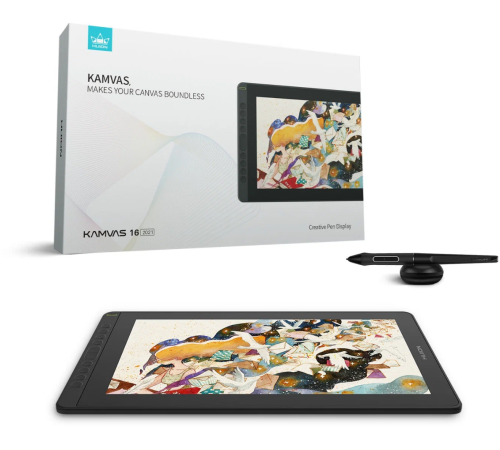 Интерактивный дисплей Huion KAMVAS 16 (2021) Black