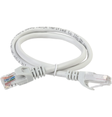 Коммутационный шнур (патч-корд), кат.5Е UTP, 0,2м, серый ITK RJ45(m) - RJ45(m) Cat. 5e U/UTP PVC 0.2м серый (PC01-C5EU-02M)