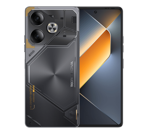 LI7 POVA 6 256+12 Meteorite Grey, 6.78" Asahi Glass, 20:9, 2436 x 1080 Mpix, 2.2GHz, 8 Core, 12GB RAM, 256GB, up to 1TB flash, 108Мп+AI/32Мп, 2 Sim, 4G, BT v5.3, WiFi 802.11 b/g/n, GPS/AGPS, GLONASS, NFC, Type-C, 6000mAh, Android 14, 225g, 165,5 ммx7