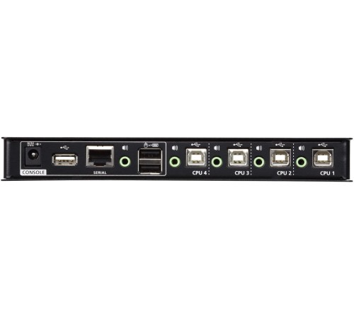 4-портовый USB КМ-переключатель с функцией Boundless Switching (кабели включены) ATEN CS724KM