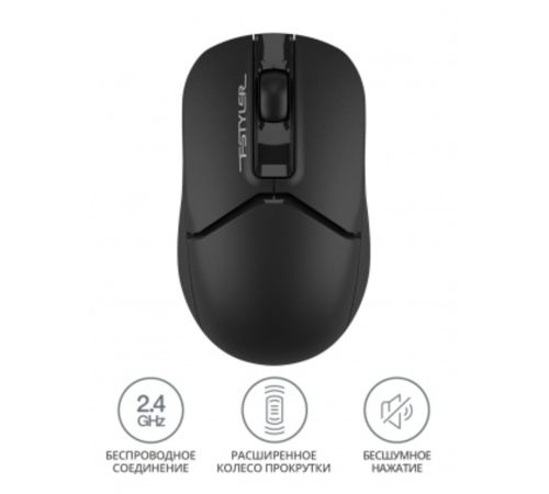 Мышь беспроводная A4Tech Fstyler FG12S black (USB, оптическая, 1200dpi, 4but, silent) (FG12S BLACK) Мышь беспроводная A4Tech Fstyler FG12S black (USB, оптическая, 1200dpi, 4but, silent) (FG12S BLACK)