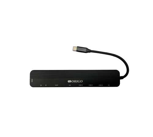 ORIGO OU3350SNPD/A1A Док-станция USB-C 9-в-1 USB 3.0, 2xUSB 2.0, USB-C/PD 3.0, HDMI, Gigabit LAN, SD/TF/microSD, TRRS, Mic