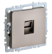 IEK BR-K10-1-K37 BRITE Роз. комп. RJ45 кат.5E РК10-БрШ шамп.