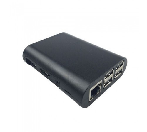 RA071 Raspberry Pi 2/3B/3B+ Injection Molding Case Black (41433)(CaseRaspPI3)