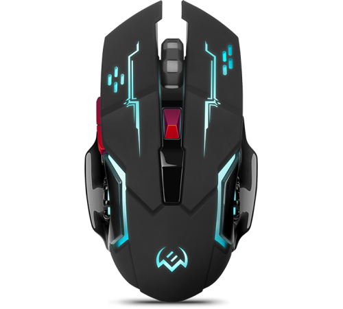 Игровая мышь SVEN RX-G930W (бесшумн. кл., 5+1кл. 800-2400 DPI, ST, подсв., игров. упак)
